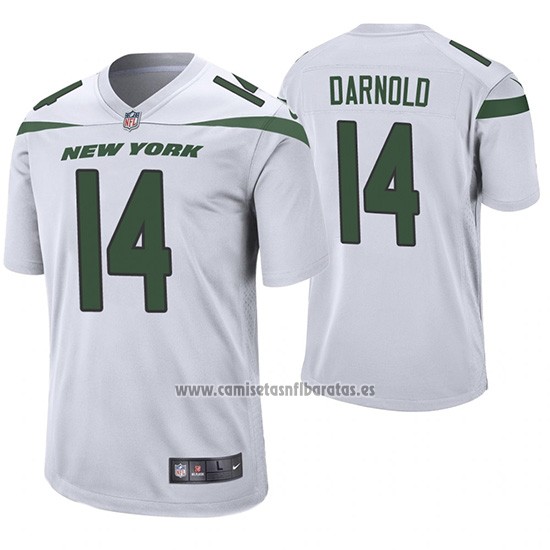 Camiseta NFL Game New York Jets Sam Darnold Blanco